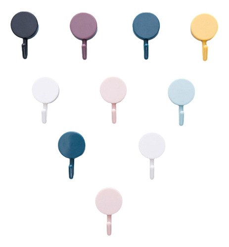 10 Piezas Gancho Para Abrigos Para Pared, Gancho De Pared