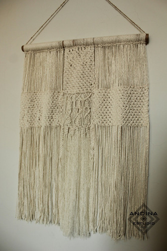 Imagen 3 de 3 de Deco De Macramé Para Pared