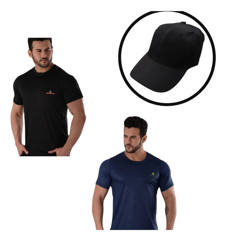 Remeras Deportivas Hombre Urban Luxury X 2 + Gorra Visera!