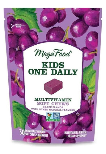 Megafood | Kids One Daily Multivitamin | 30 Soft Chewables