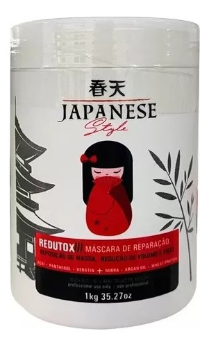 Botox capilar japones realinhamento japonesa style Japanese Style tratamento capilar /botox antifrizz alisa ate 80% de 1mL 1g