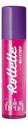 Brilho Labial Rollette Gloss Cor Morango Vibes Com Glitter