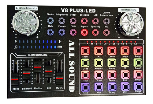 Mezclador Multifunciones Tarjeta De Sonido Digital-usb