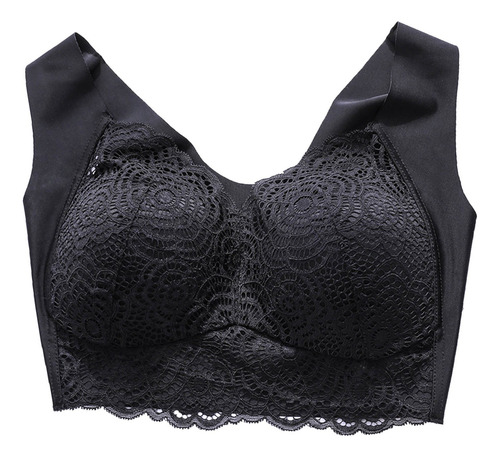 Chaleco N Para Mujer, Encaje, Talla Grande, Sin Acero