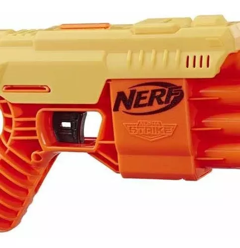 Lança Dardos Nerf Alpha Strike Claw QS-4 com 4 Dardos Fácil Recarga e Uso  F2219 - Hasbro