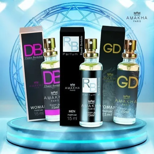 Imagem 1 de 6 de 10 Perfumes De Bolso 15ml Amakha Paris