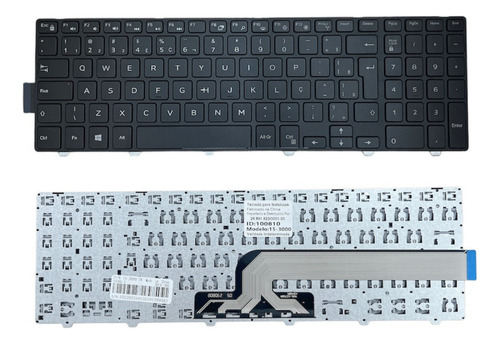 Teclado Dell Inspiron 15-3000 Series I15 Novo C/ Ç