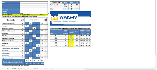 Soft Wais Iv Escala De Inteligencia Wechsler Para Adultos