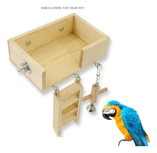 Perchas De Madera Para Pájaros, Para Ejercicio,