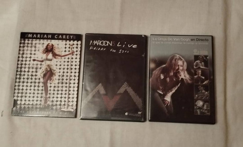 Dvd'soriginal&musical Mariahc,maroon5,lovg,nodoubt&ricardoa