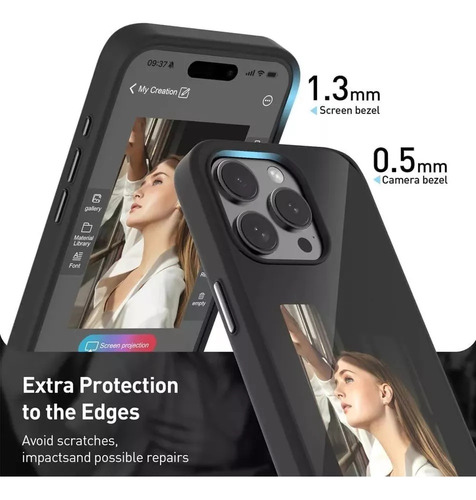 Capa De Telefone Asx Smart Ink, Estilingue Para Smartphone C