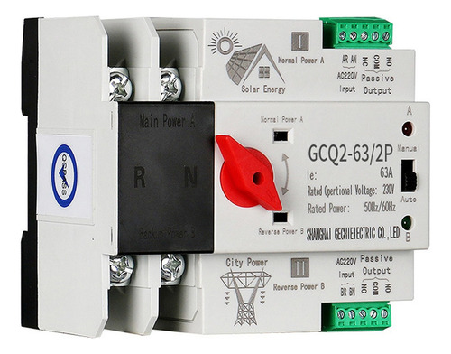 Interruptor De Transferência Automática Ats De Energia Solar