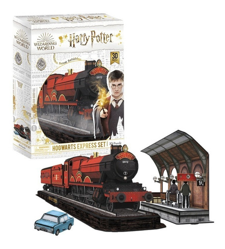 Imagen 1 de 4 de Puzzle 3d | Harry Potter | Tren Expreso De Hogwarts