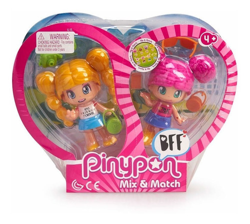 Pinypon 2 Figuras Mejores Amigas Con Accesorios 15572