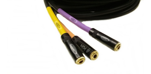 Imagem 5 de 7 de Kit 4 Cabos Extensor Fone Ouvido P2 F X P10 M 5 Mts Stereo