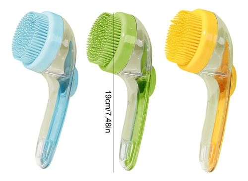 (gn) Cepillo Dispensador De Champú Para Perros, Peine De Mas