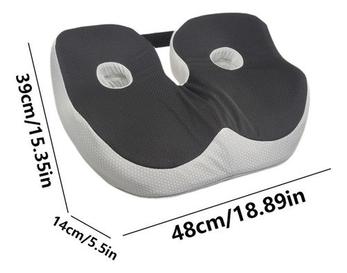 Cojín De Asiento Ergonómico De Espuma Para Glúteos Para Aliv