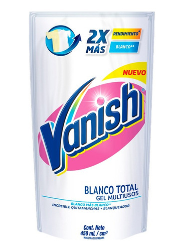 Vanish Blanco Total X 450 Ml - L a $25