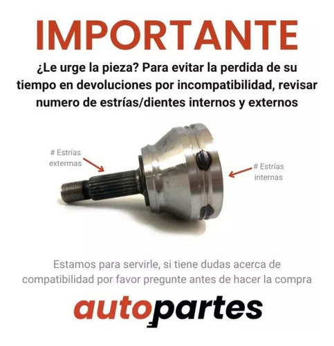 Espiga Lado Rueda Ford Transit 2.2l 28x31 2013-2018 Race