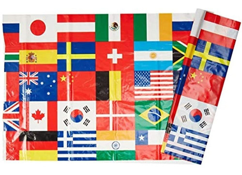 Beistle International Flags Party Tape, Material De Decoraci