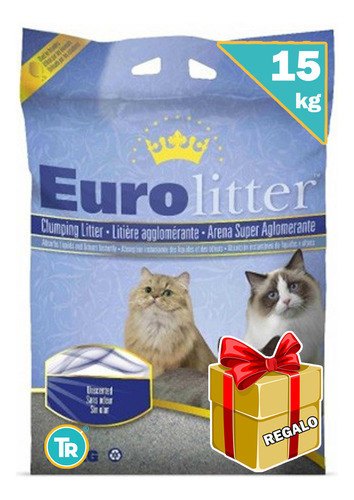 Sanitario Para Gatos Eurolitter + Obsequio Y Envío Gratis