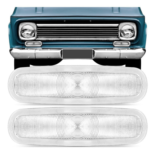 2 Lente Dianteira C10 A10 D10 C14 64 A 82 Cristal Pisca Seta