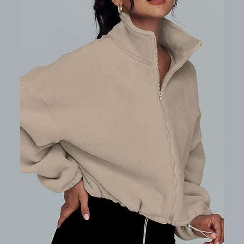 Chaqueta Verde Con Cremallera Y Cuello L De Malaquita Para M