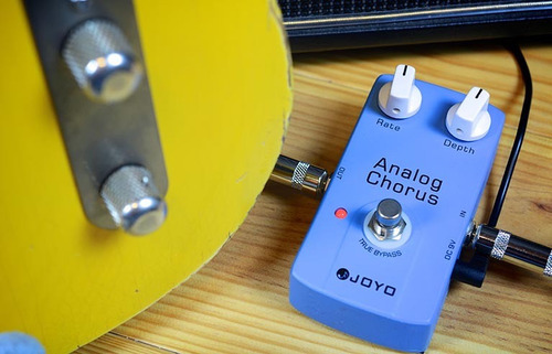 Pedal de efecto Joyo Vintage Analog Chorus JF-37 celeste