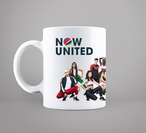 Caneca Porcelana Personalizada Now United