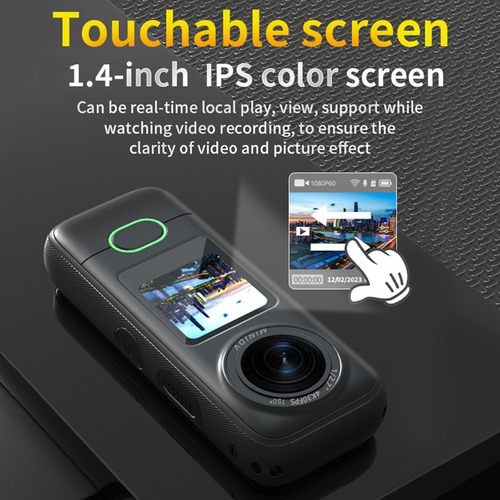 Câmera De Ação Wifi 4k Sports 150° Com Lente Grande Angular