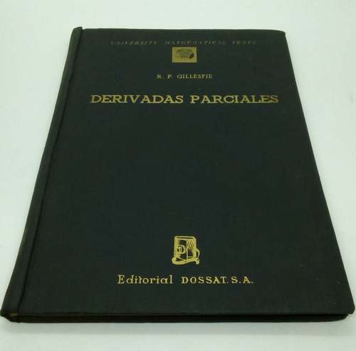Derivadas Parciales. Gillespie, R. P. (Usado)