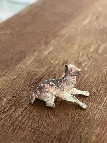 Lote Antiguo Figuras Miniatura Animales Barro (Usado)