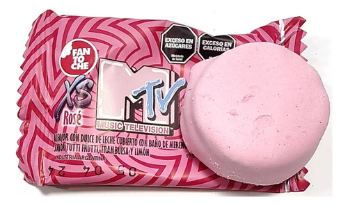 Alfajor Fantoche Xs Rosa Caja 20 Unidades Relleno Ddl