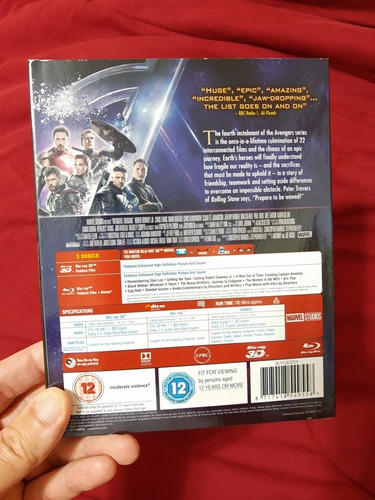 Blu-ray 3d Original Vingadores Ultimato Avengers Endgame