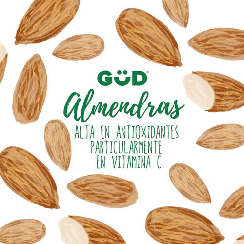 Leche De Almendra Sin Azúcar Güd Alimento Líquido 1 Lt Caja