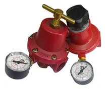 Comprar Regulador De Alta R2b Rojo Con Manómetro Gas Licuado Glp