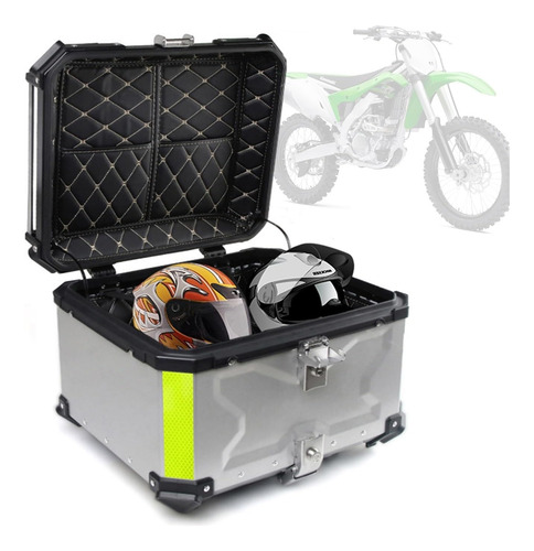 Maletero Aluminio Moto 55l Caja Top Case - Baul Trasero