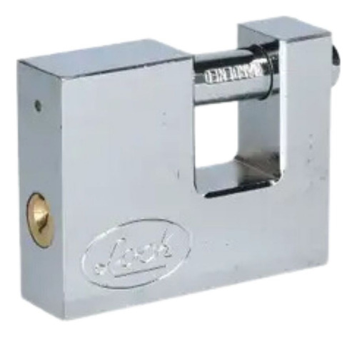 Candado Acero Para Cortina Llave Estándar 80mm Lock L22C70ECSB