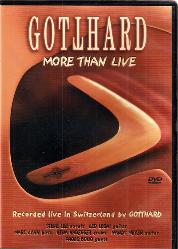 Dvd Gotthard - More Than Live