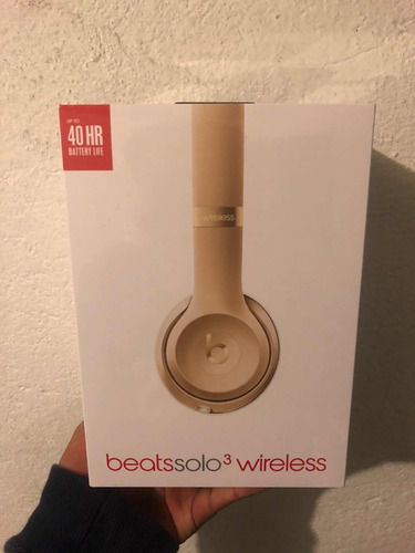 Audífonos Beats Solo 3 Gold (sellado)