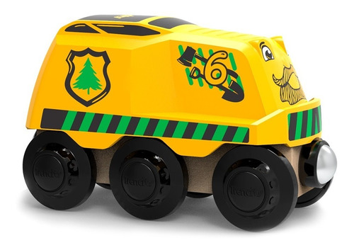 Imagen 2 de 2 de Trencity Locomotora De Madera Benny - Tren Reforestador