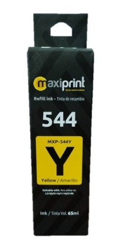 Tinta Epson Serie 544y, Maxiprint Ecotank L1110 L3110 L519