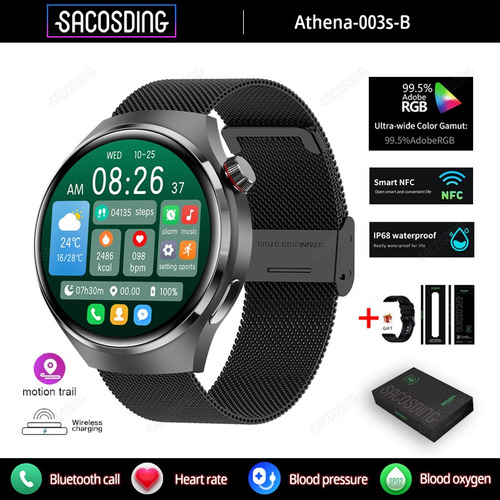 Reloj Inteligente Hombres Gps Bluetooth Llamada Para Huawei