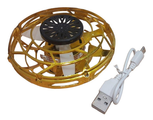 Spinner Con Luz Led Volador Trompo Luminoso Diversión Niños