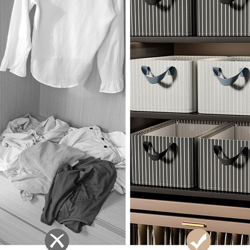Y Caja De Almacenamiento De Ropa Plegable Para Jeans Con