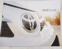 Comprar Folleto Catalogo Toyota 2013 Rav4 Prius Avalon Land Cruiser