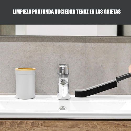 Cepillo De Cerdas Duras Para Limpieza De Grietas, Juego De