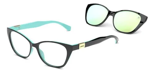 comprar Armação Oculos Colcci Bandy 1 C6122ahm52 Clip On Polarizado Cor Preto