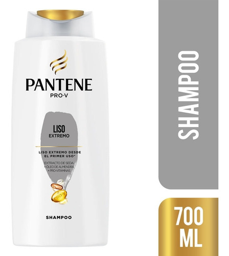 Imagen 1 de 1 de Shampoo Pantene Liso Extremo 700 Ml