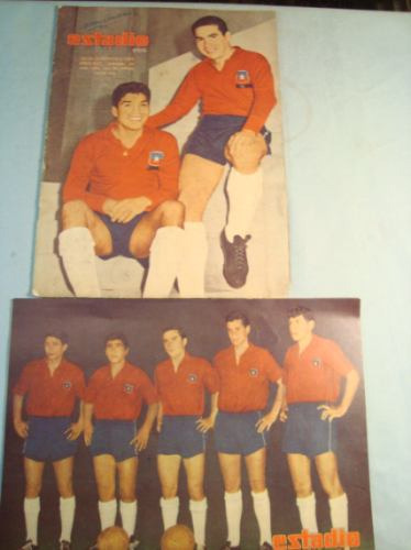 Seleccion Chilena  1966 - 1968. Revistas Estadio (5)